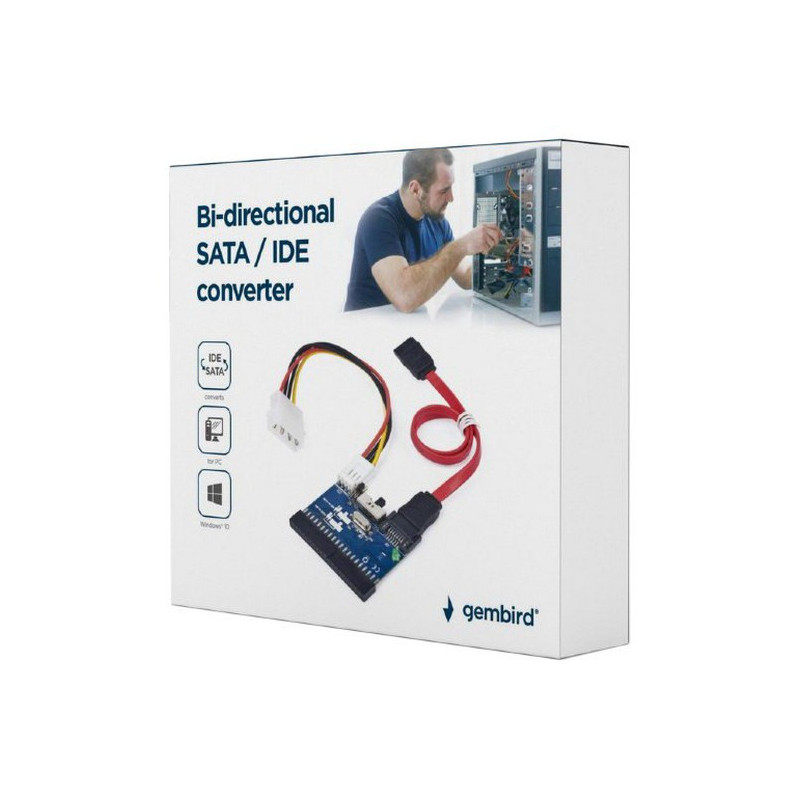 Conversor Bi-Direcional SATA/IDE Gembird - 