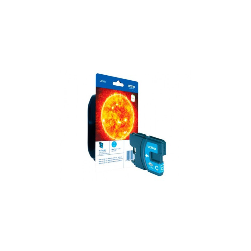 Tinteiro Cyan Brother LC980C - 
