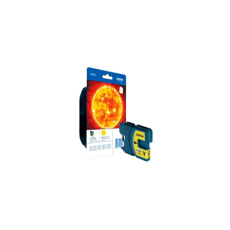 Tinteiro Amarelo Brother LC980Y - 