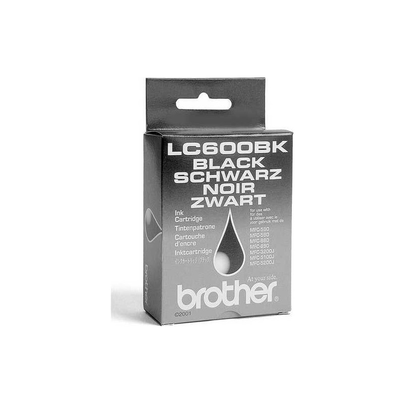 Tinteiro Preto Brother LC600BK - 