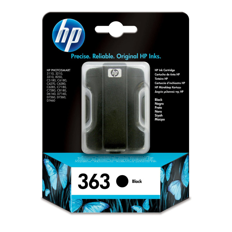 Tinteiro Preto HP 363 - 