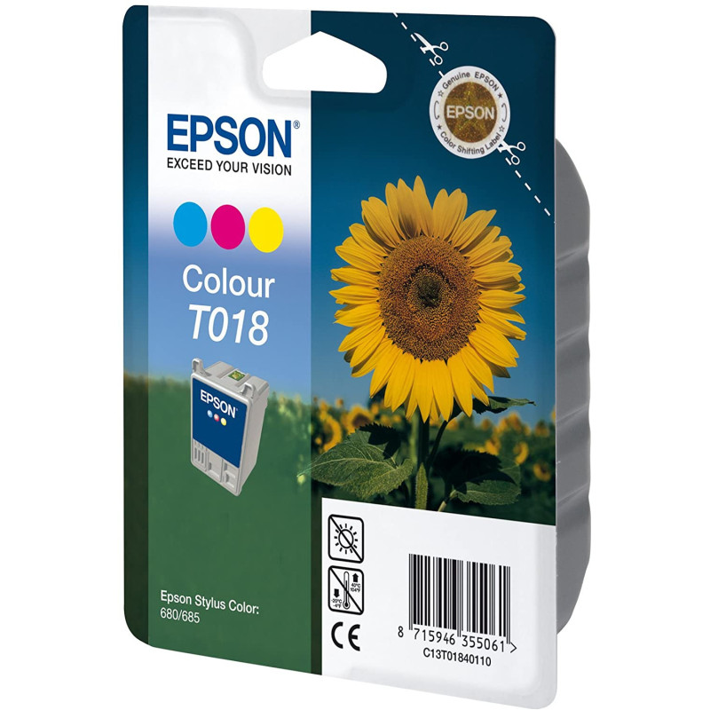 Tinteiro Tricolor Epson T018 - 